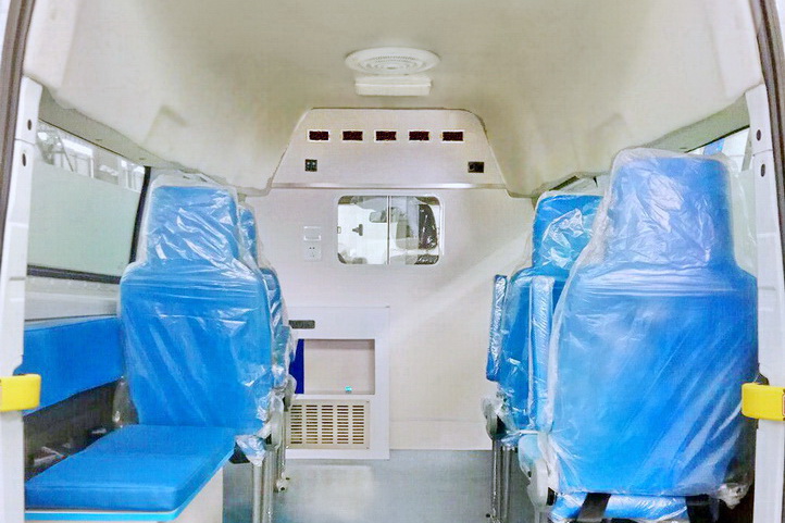 新全順短軸平頂救護車(chē)V362運輸型內飾圖
